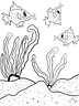 TSStechangel's World - Fish Frens Coloring Page