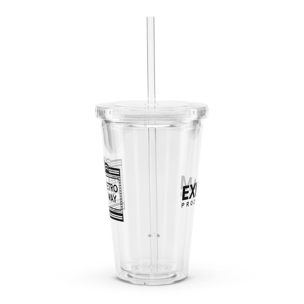 Exiram Double Wall Clear Plastic Tumbler product image (4)