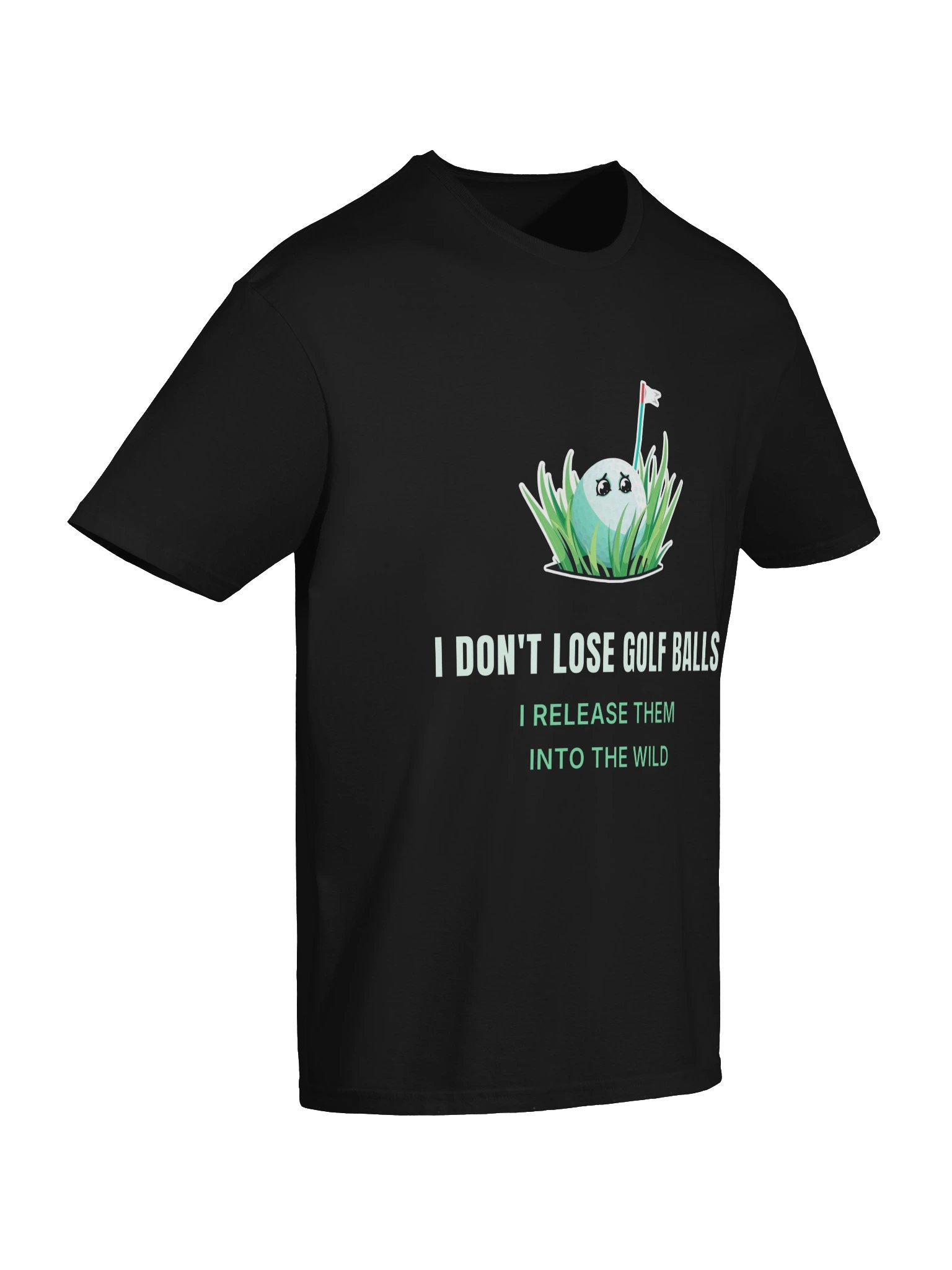 I Release Golf Balls Into the Wild Shirt – Funny Golfer Gift Tee product image (6)