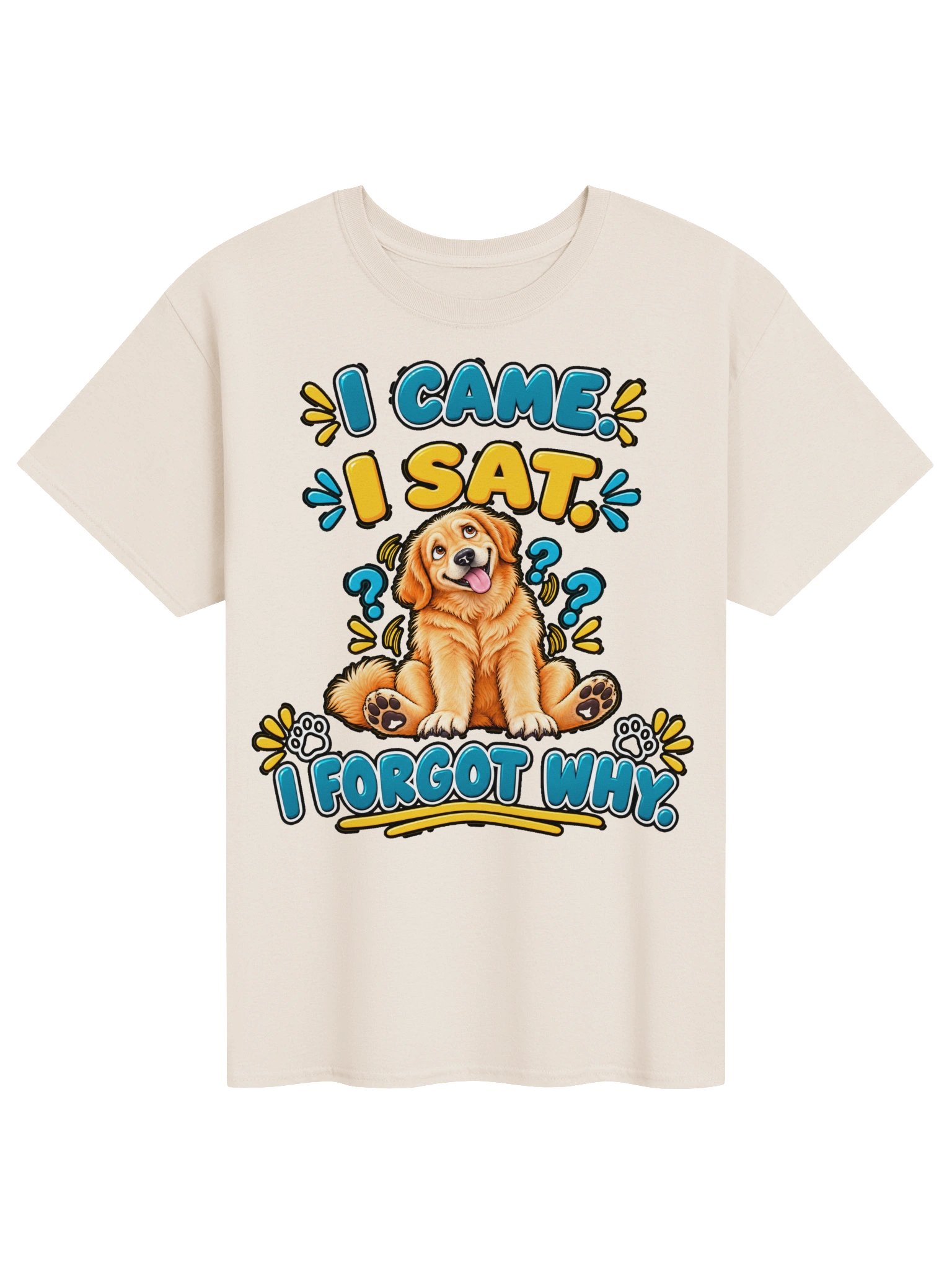 I Came. I Sat. I Forgot Why. – Funny Dog T-Shirt product image (1)