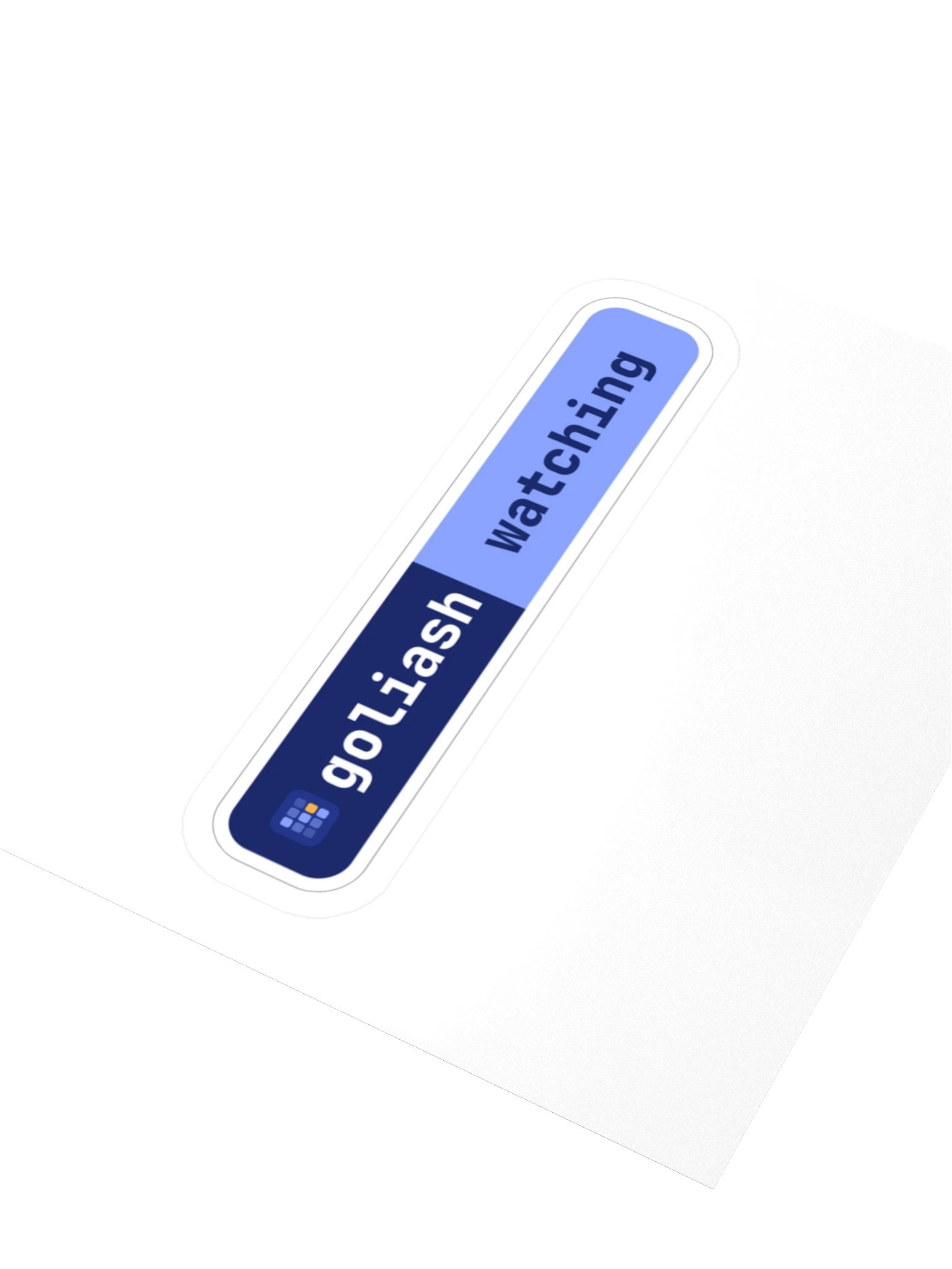 goliash | watching Badge Sticker product image (3)