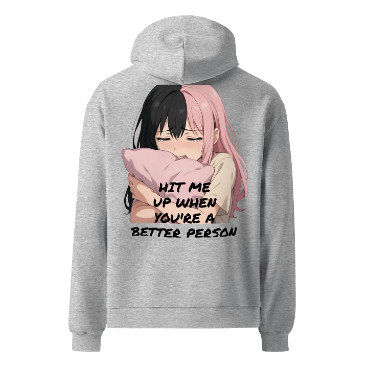 hmuwyabp oversized hoodie (Grey) product image (1)