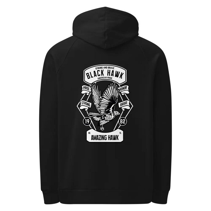 Vintage Black Hawk Unisex Under Armour® Hoodie product image (1)