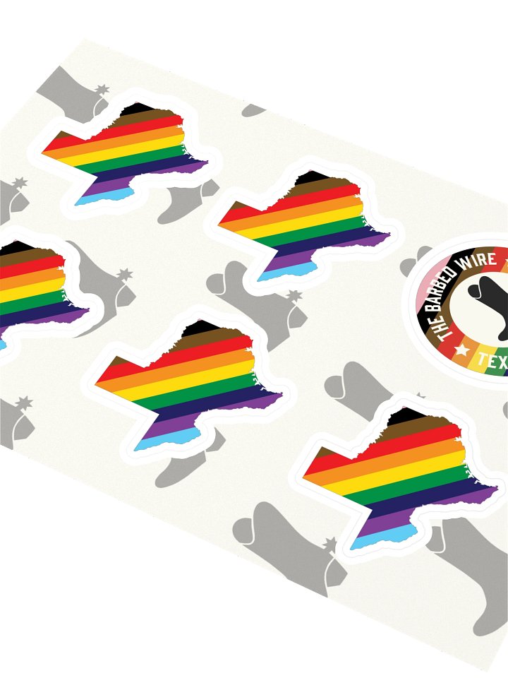 Texas Pride Sticker Sheet product image (2)