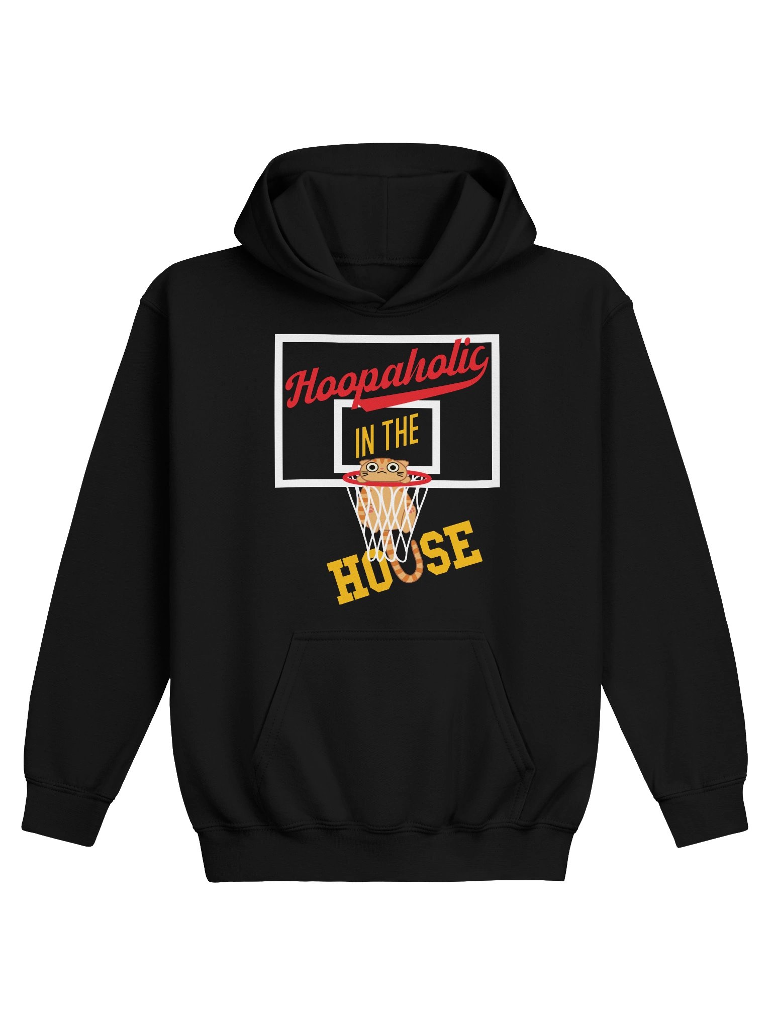 Basketball Cat (Hoopaholic IN THE HOUSE) - Unisex Youth Hoodie product image (1)