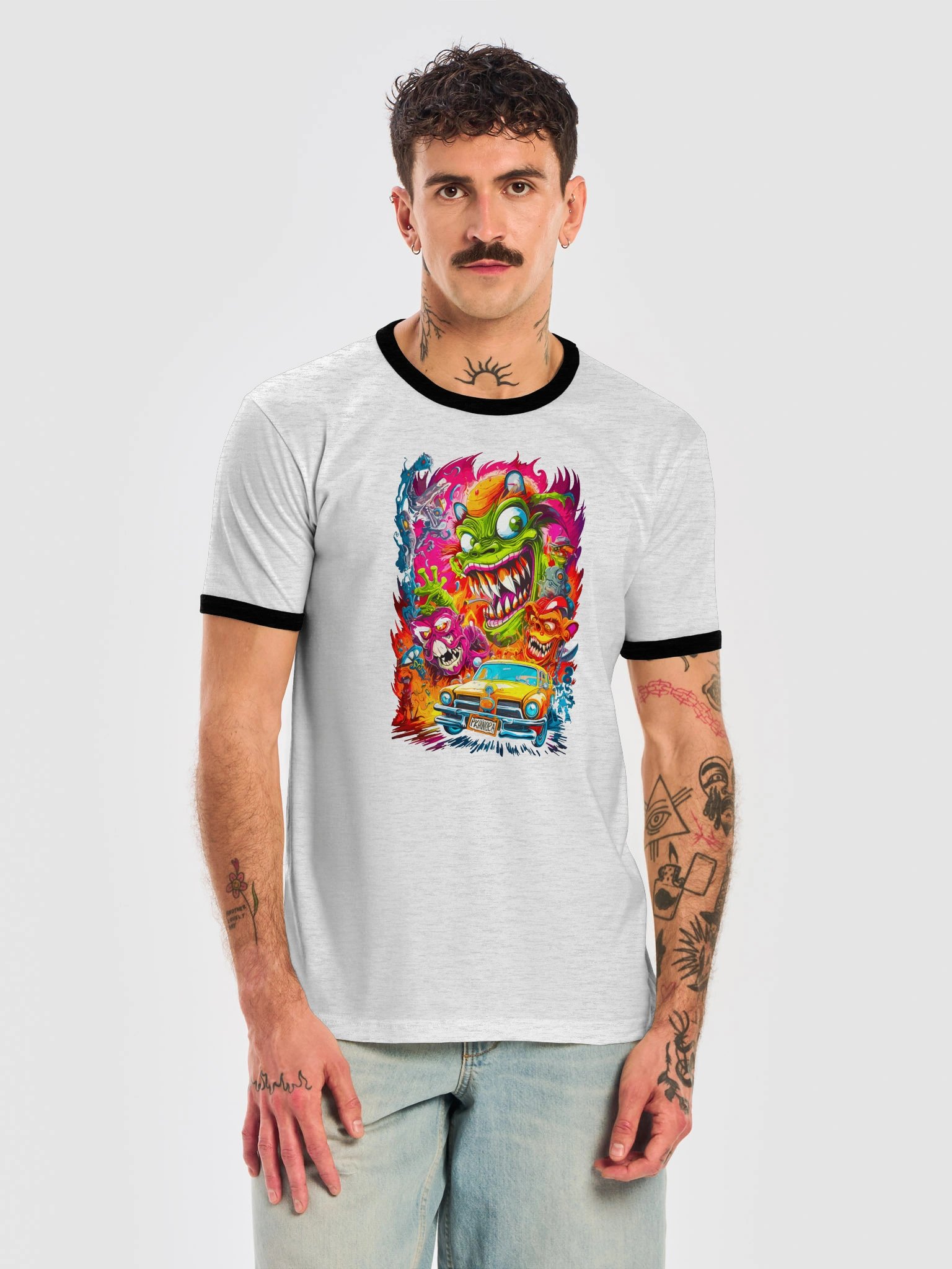 Radical Riders — Monster Machine Ringer Tee product image (24)