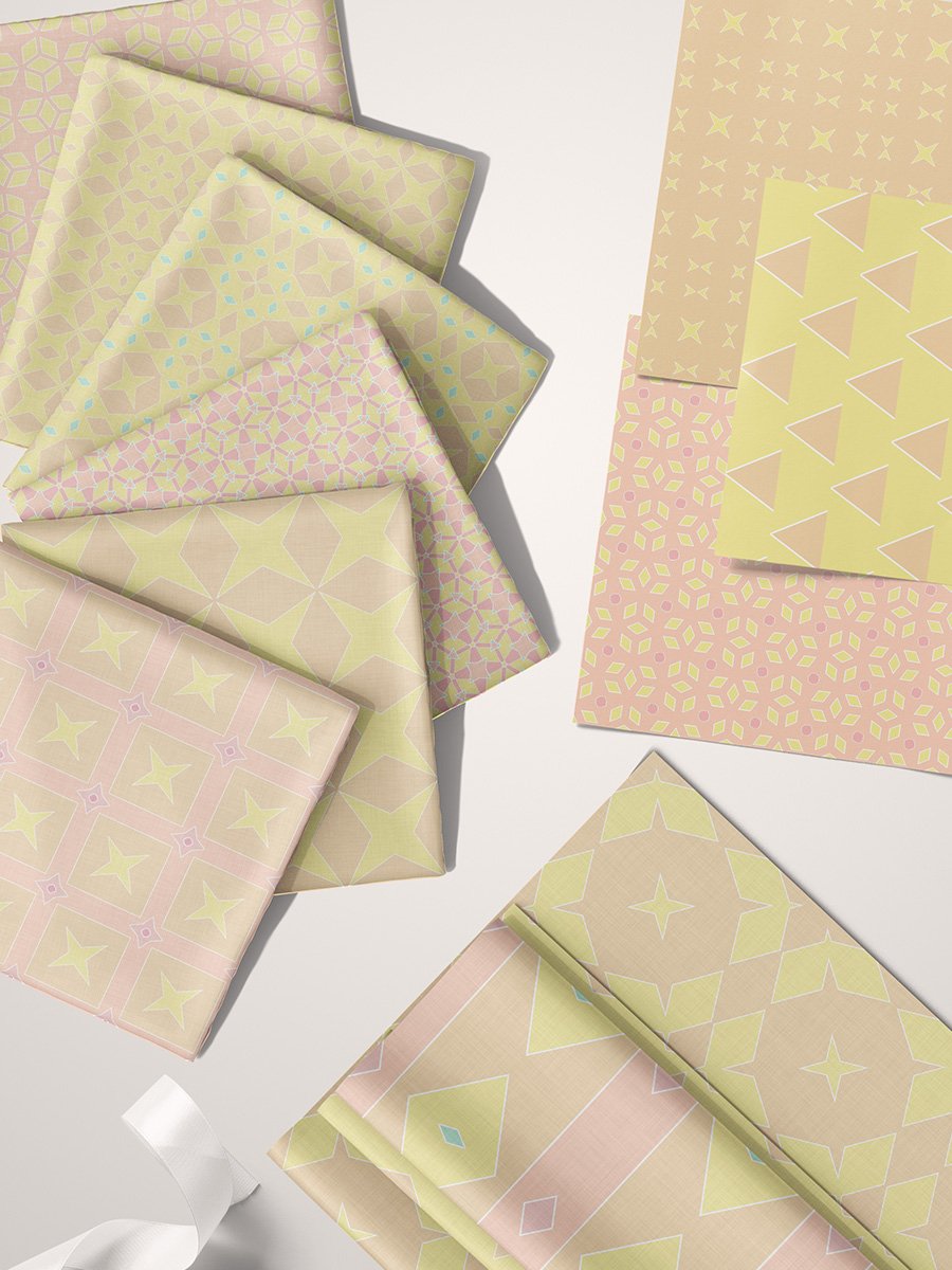 Abstract Pastels Pattern Pack 7 - Summer Sands product image (1)