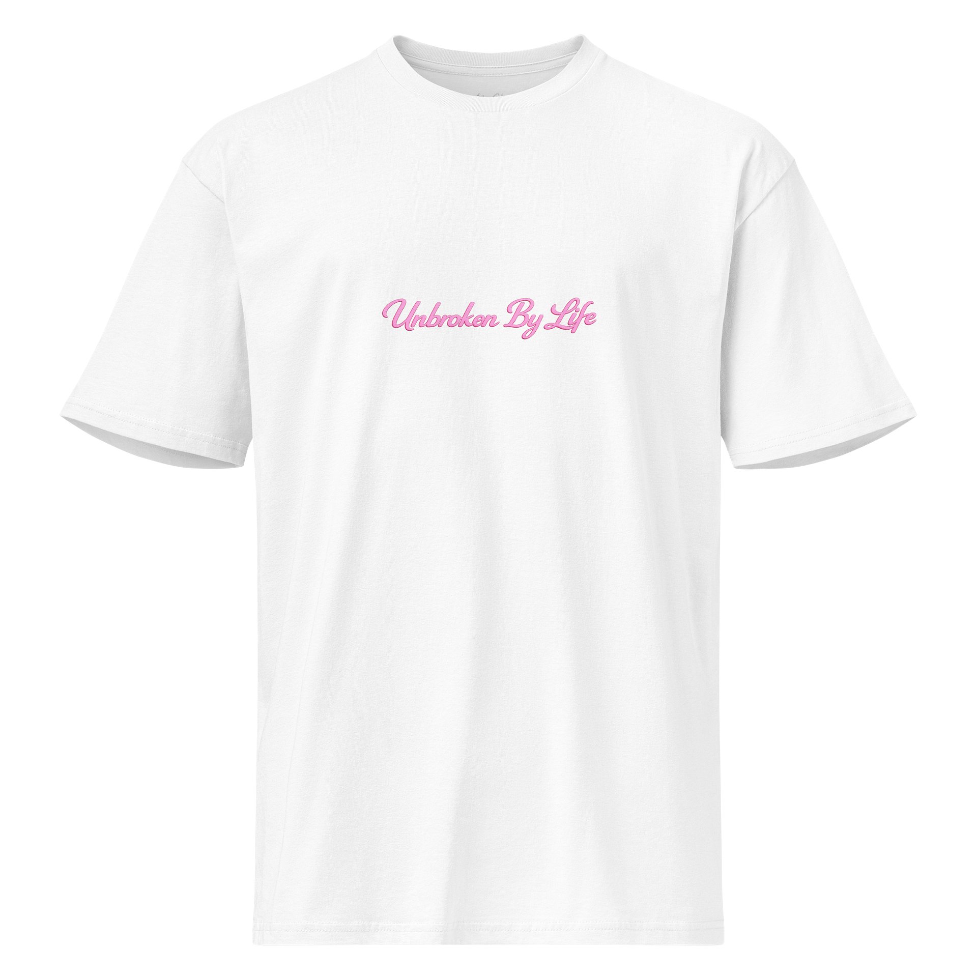 Unbroken By Life Tee – Pink Script Edition product image (1)