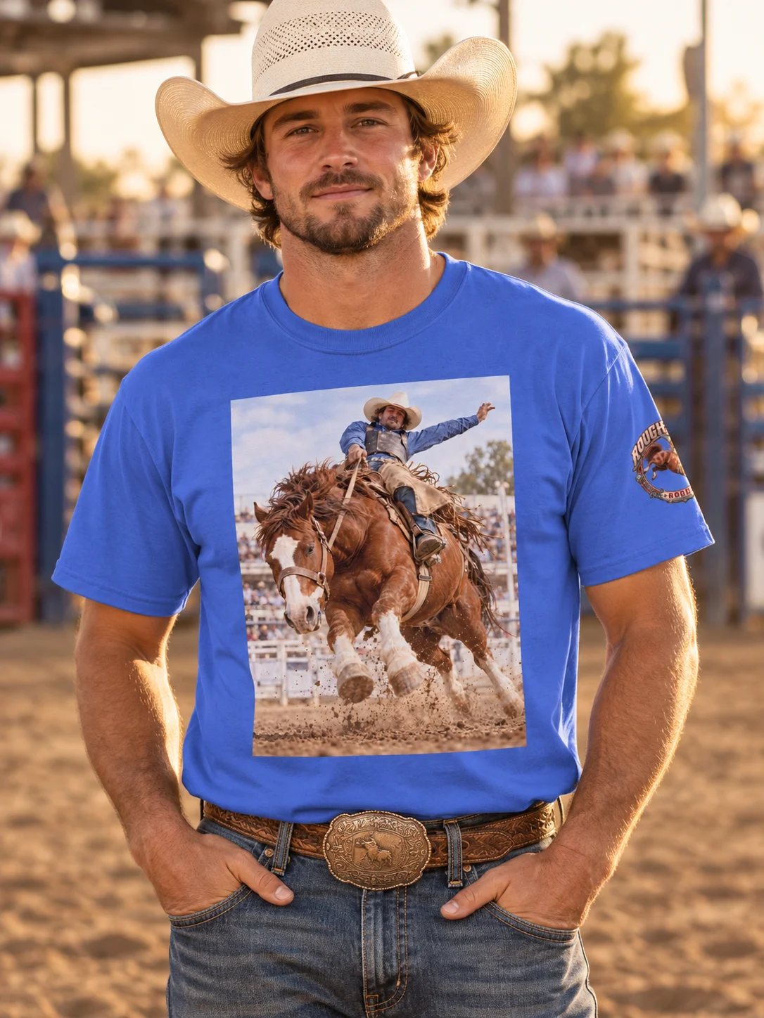 Saddle Bronc Rider T-Shirt | ROUGHSTOCK RODEO™ product image (127)