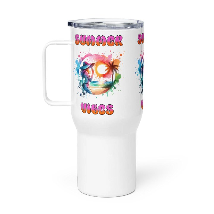 Tropical Summer Vibes Travel Mug product image (1)