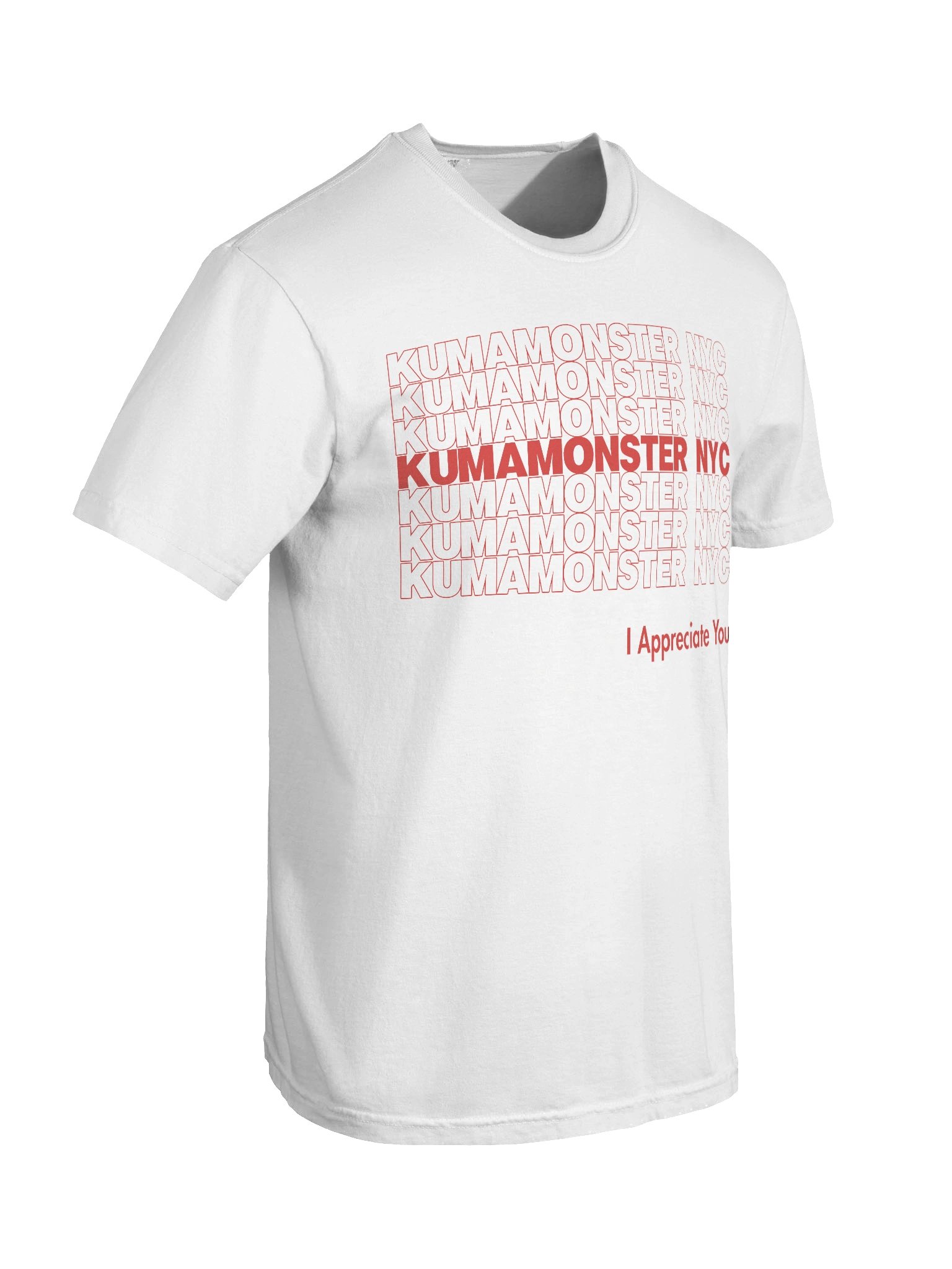 KumaMonster NYC White T product image (8)