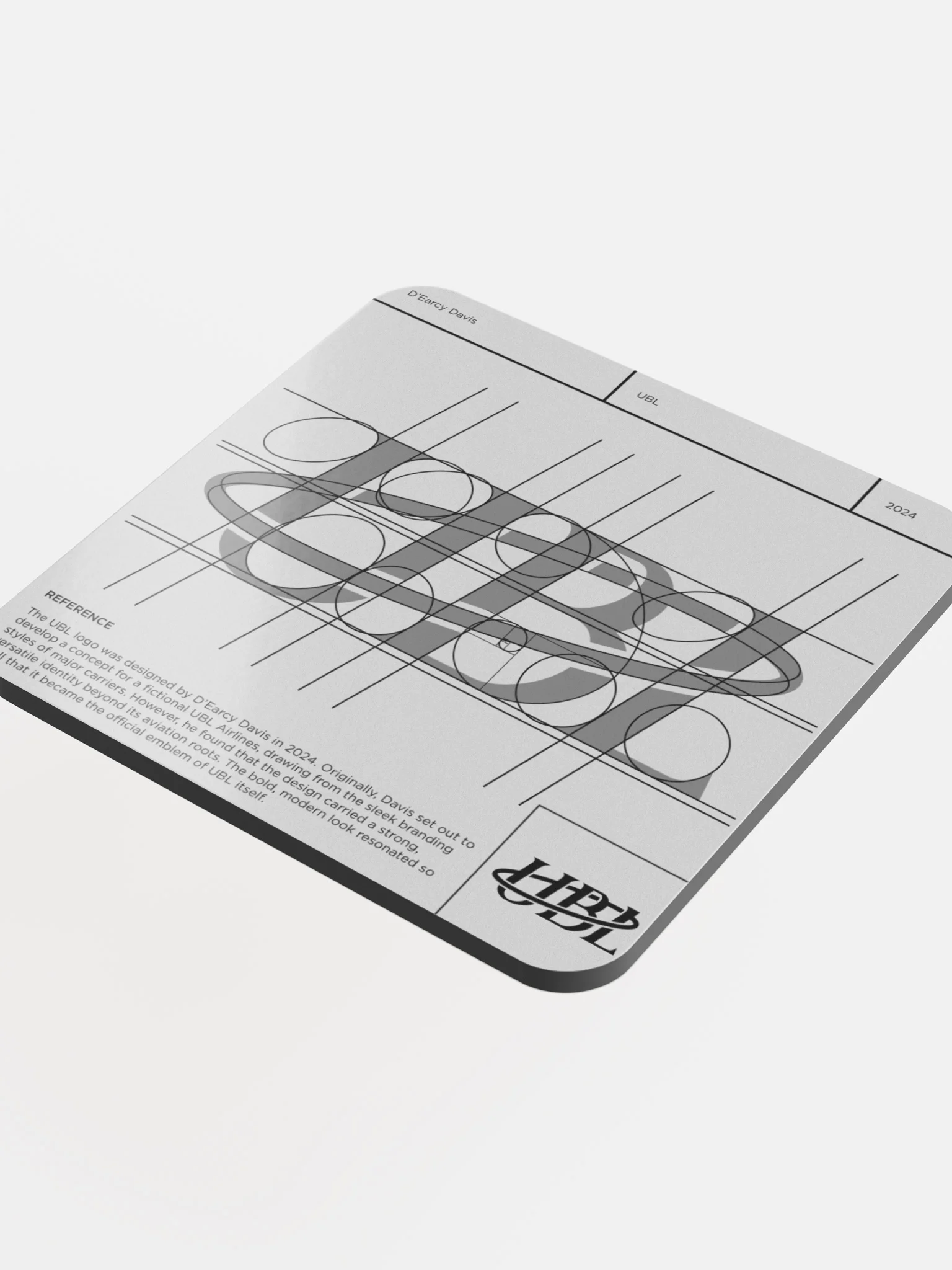UBL Logo Guidelines Coaster product image (4)
