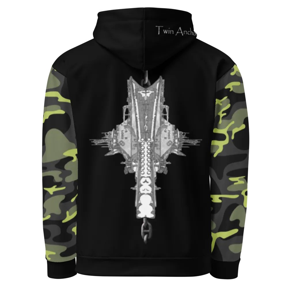 Mirrored Foss Tug & Barge Bridal Chain (Camouflage & Black) – Performance Marine Wear | Twin Anchor Apparel North Current Line product image (1)
