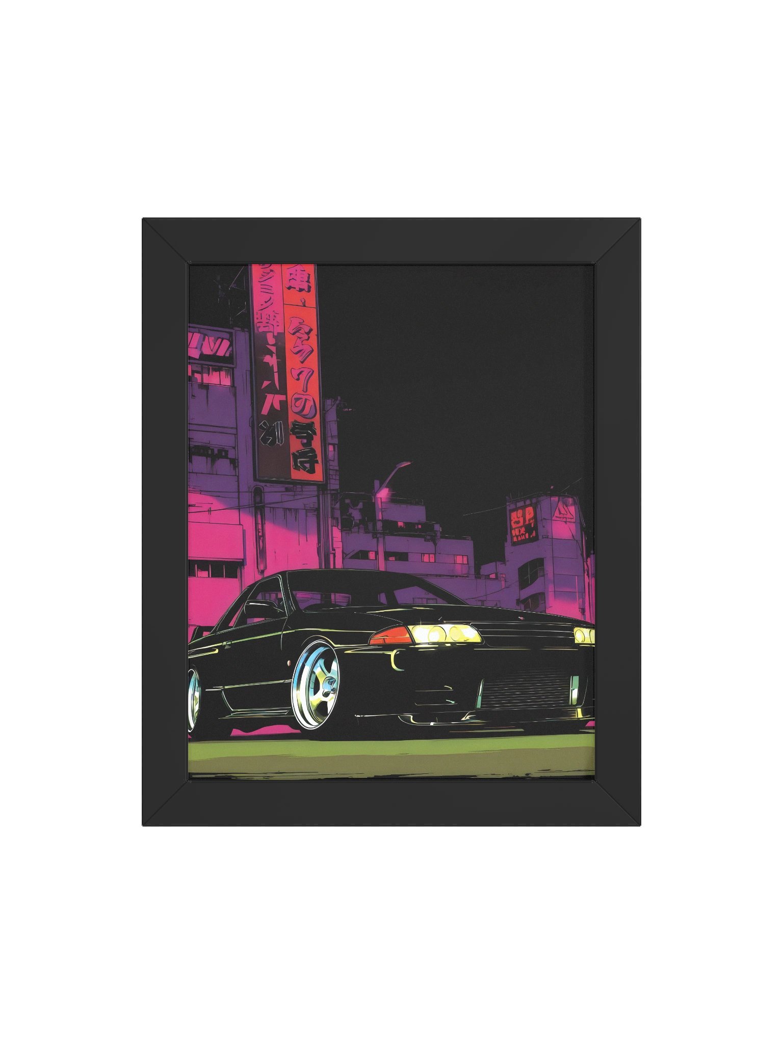 NEON DRIFT Framed Poster product image (4)