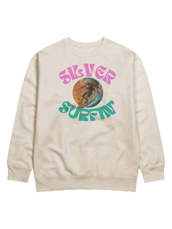 Retro Silver Surfin' Sweatshirt product image (1)
