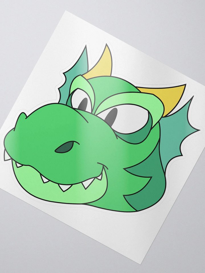 Happy Dragon Green Sticker product image (2)
