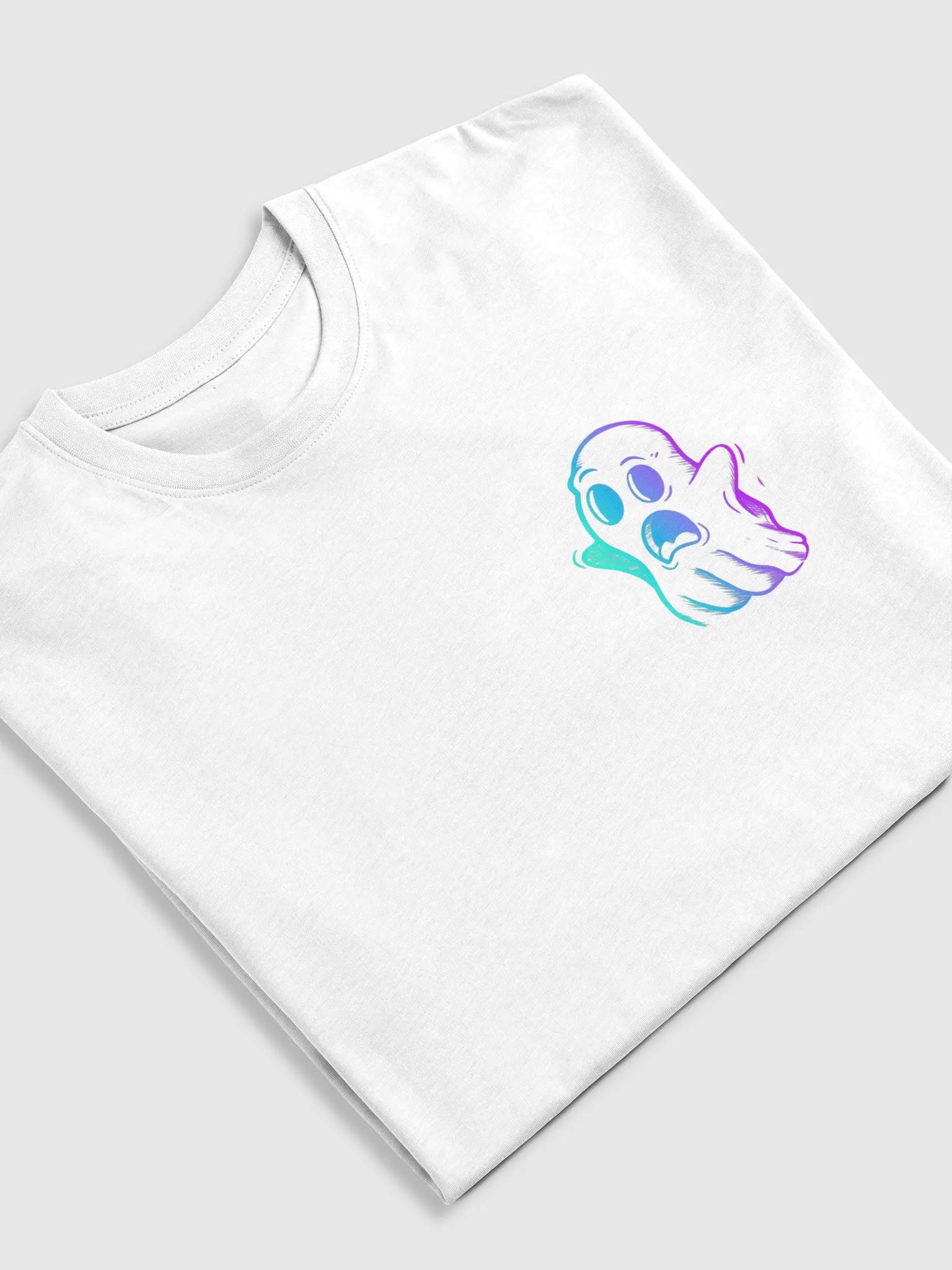 Gradient Gh0stie Tee - White product image (5)