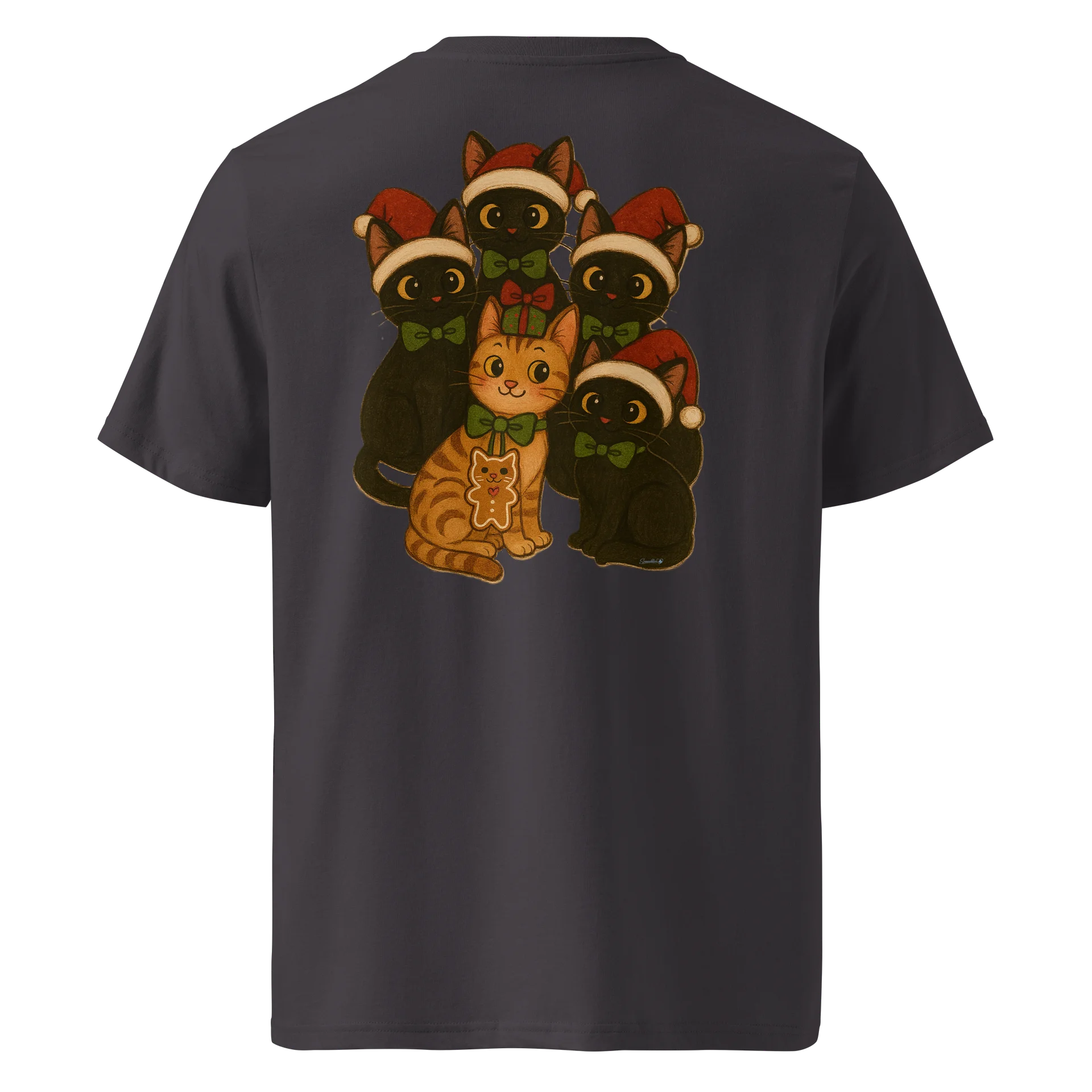 Cat brigade winter Organic Tee product image (4)