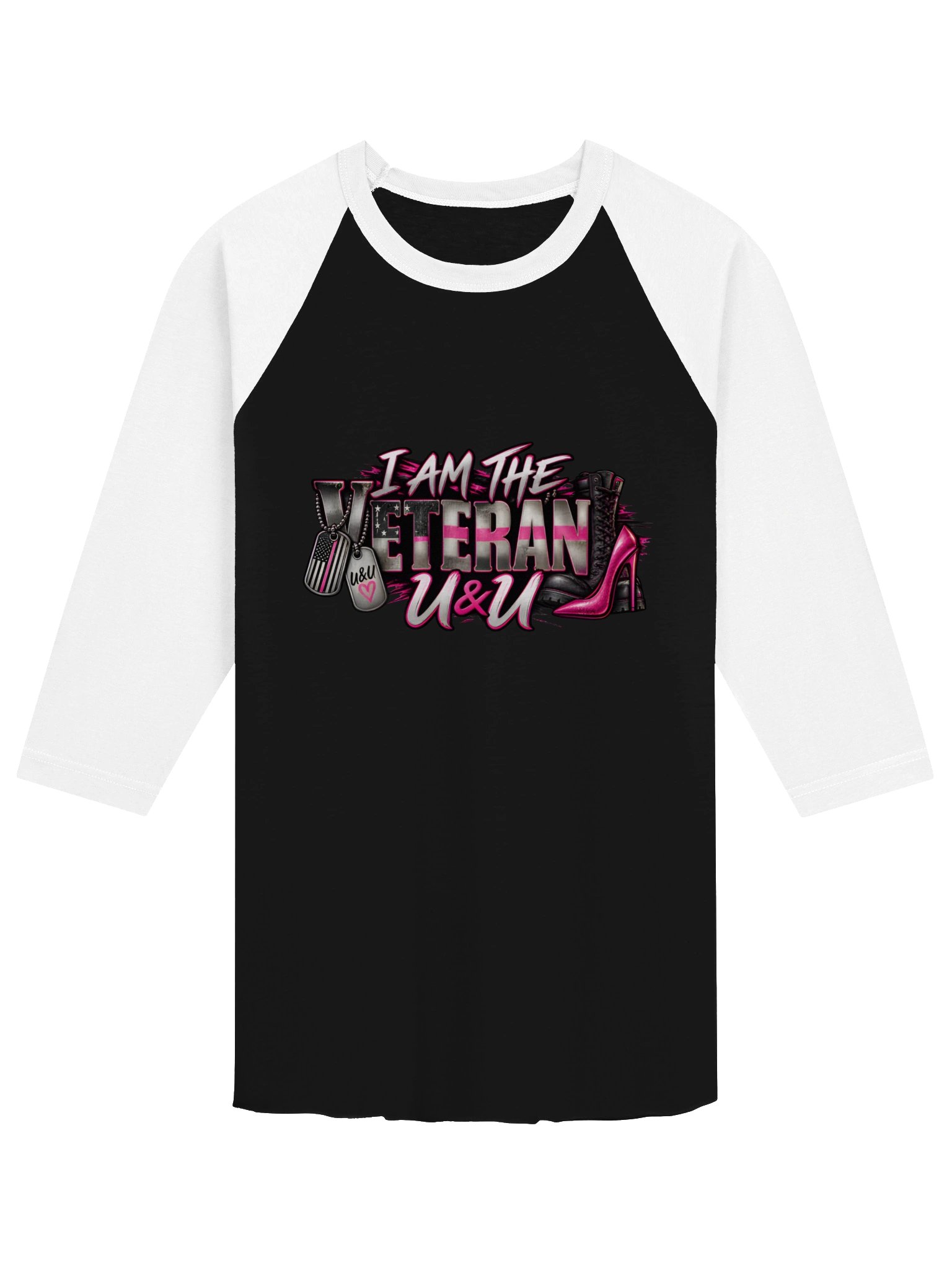 I am the Veteran Raglan Shirt product image (1)