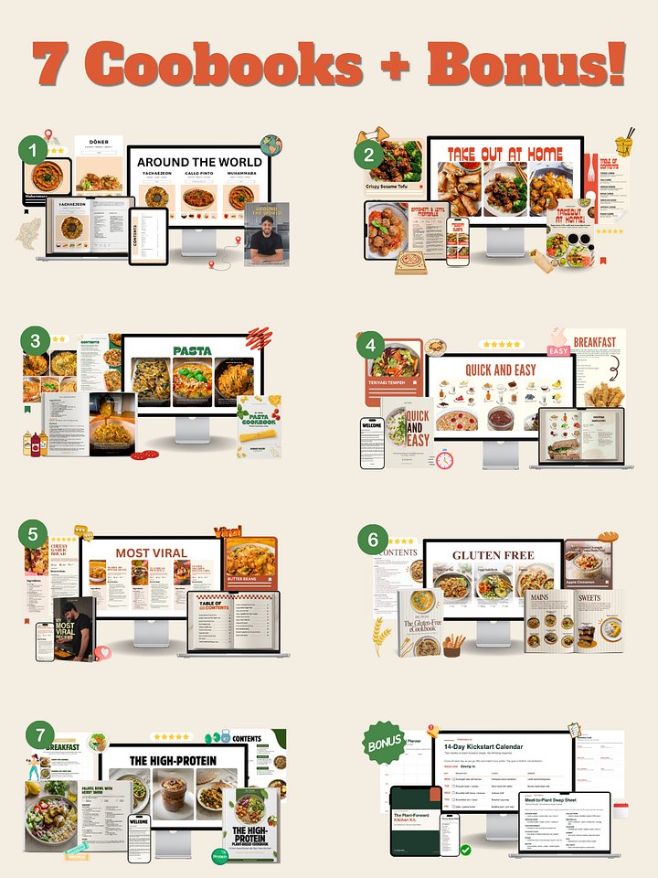 Cookbook bundle + Bonus product image (1)