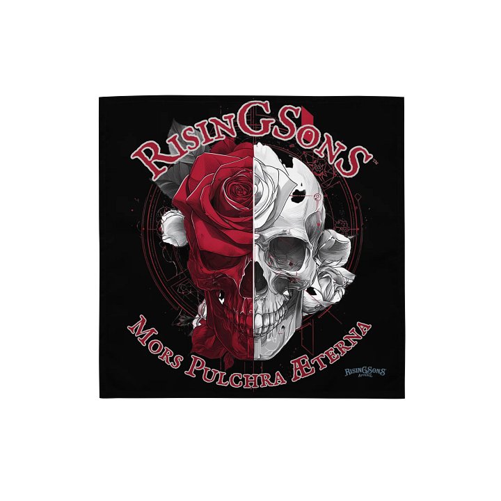 Rising Sons™ Death Blooms Eternal™ - Mors Pulchra Æterna Handkerchief product image (1)