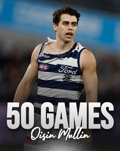 Congratulations to @oisin_mullin on reaching 50 AFL games ☘️