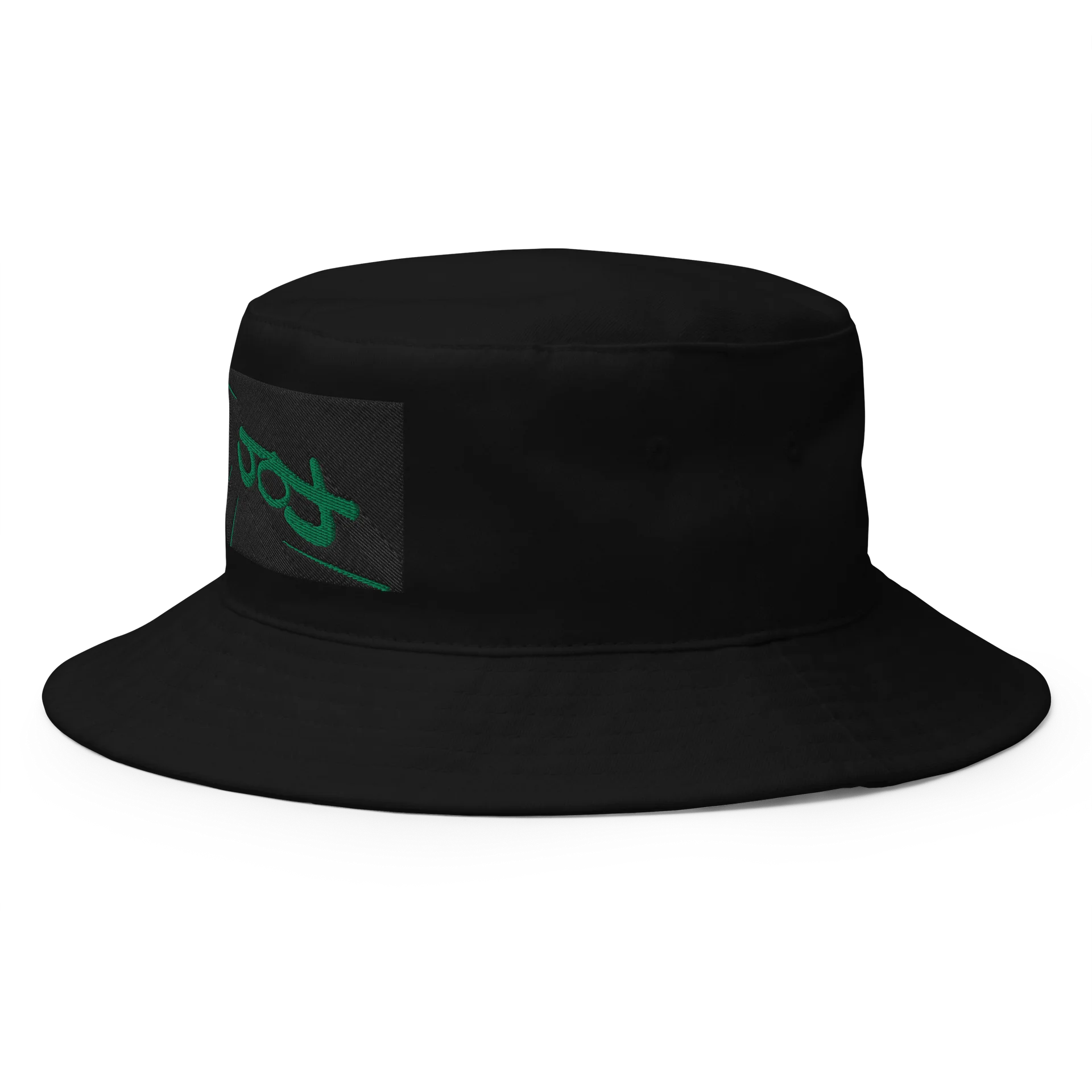 904 ALL BLACK EMBROIDERY BUCKET HAT product image (2)