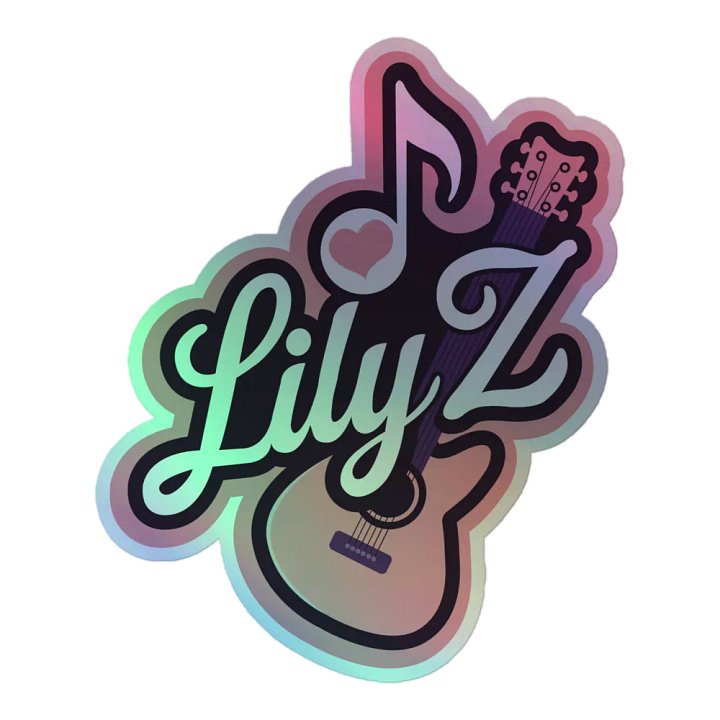 Lily Z Holographic Sticker 5" product image (1)