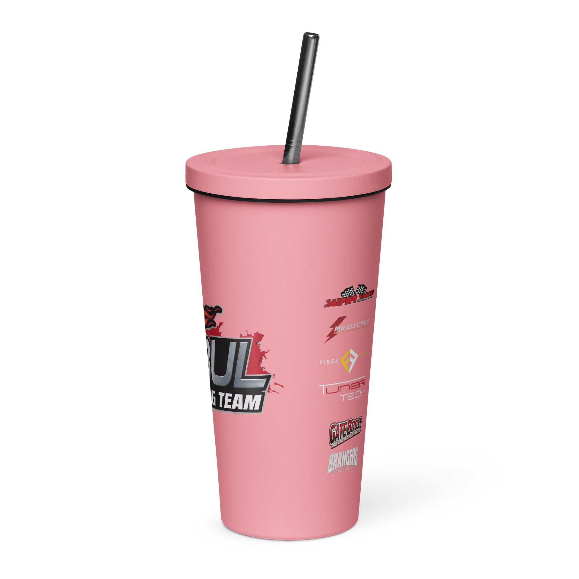 Insulated Tumbler with a Straw spon - Bul Racing Team - ZsA2scsAjmw