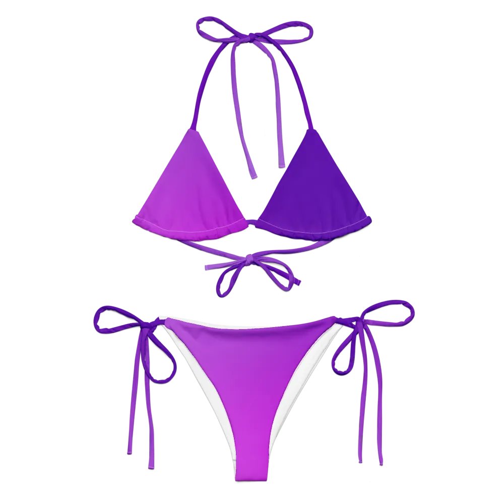 Eco-Chic Purple Haze Bikini Set product image (4)