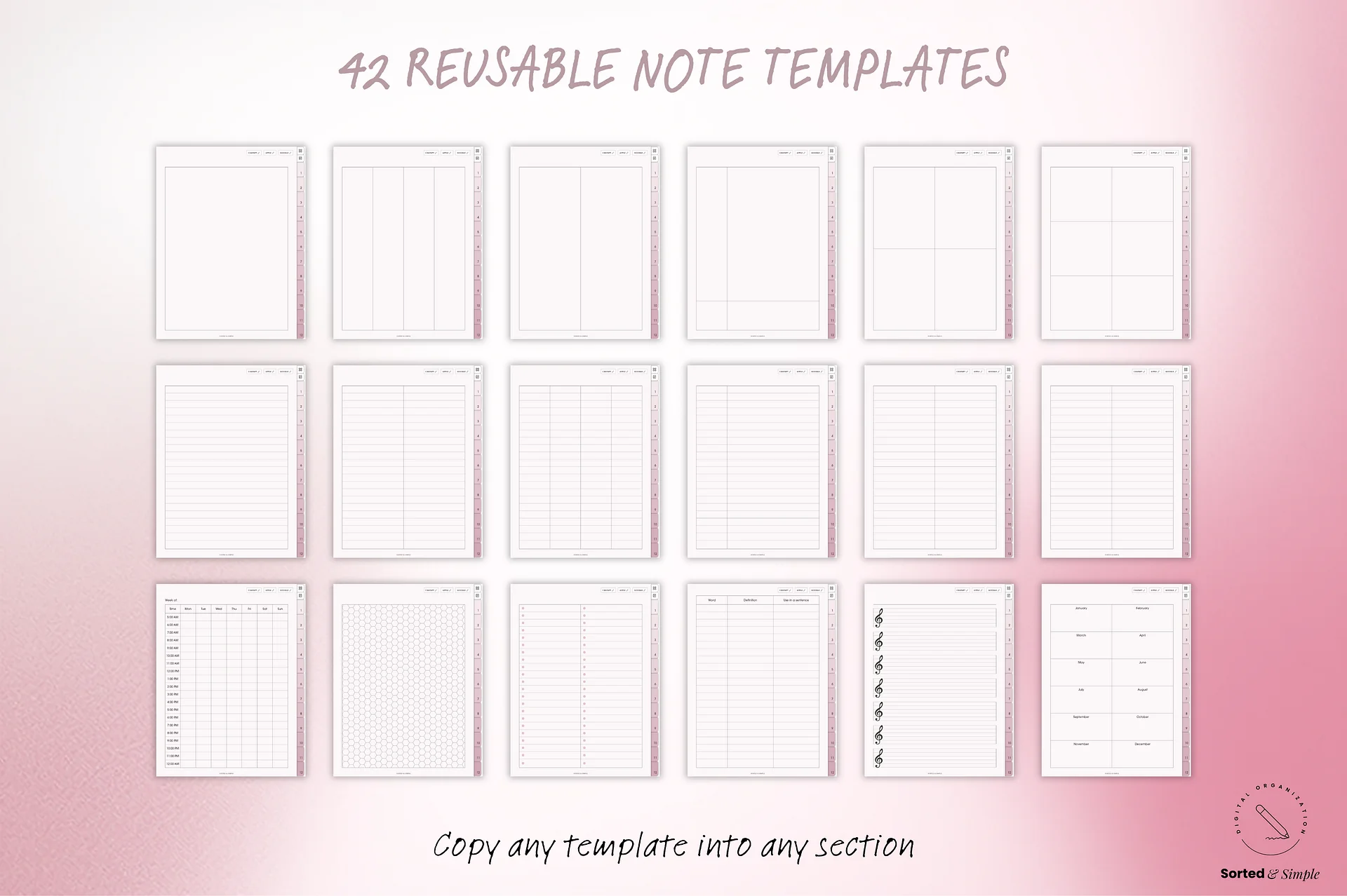 Smart Digital Notebook - Blush Pink product image (8)