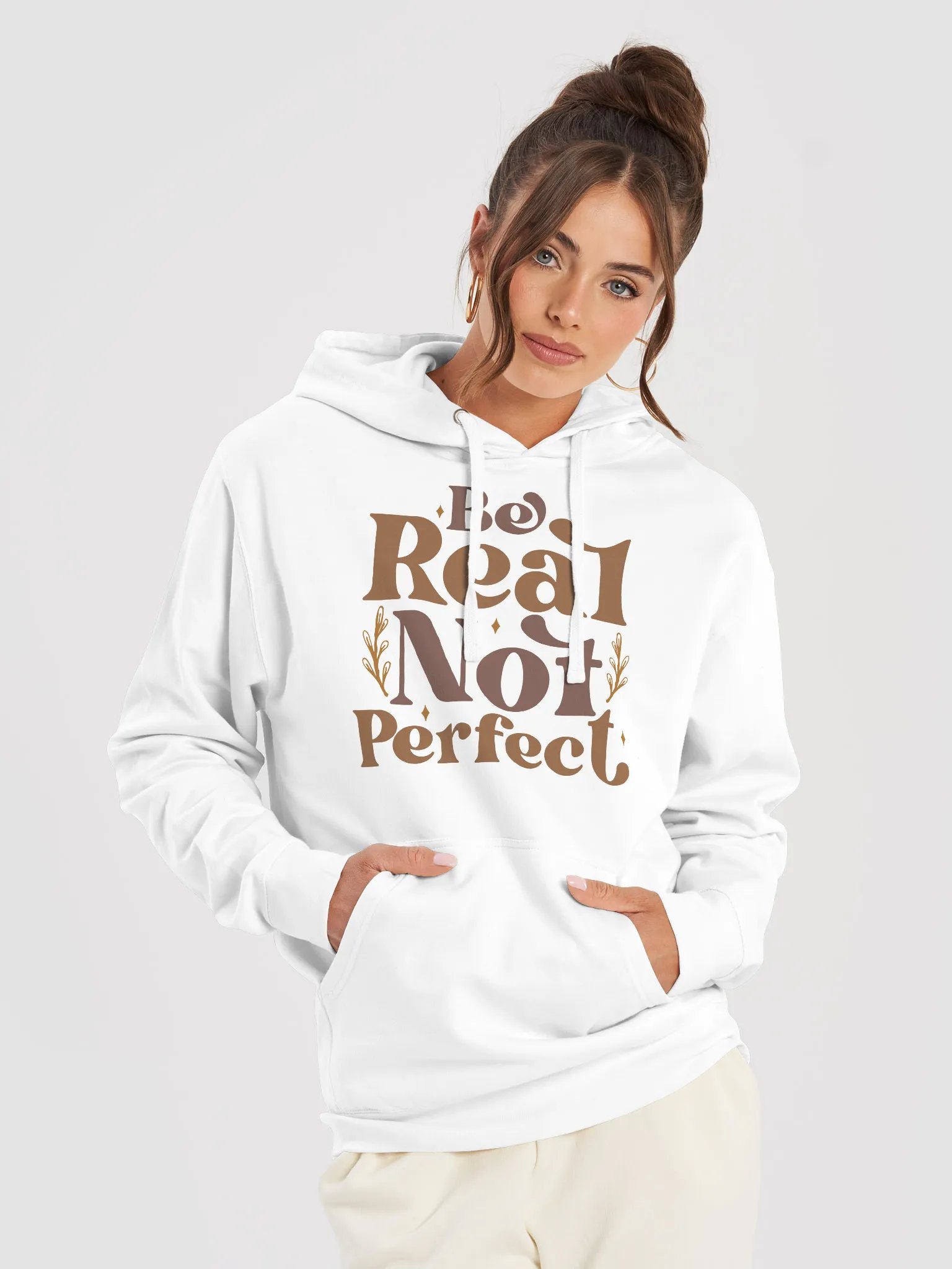 Be Real Not Perfect Hoodie product image (5)
