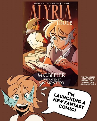 Alyria Issue 2 is COMING!! I repeat, Alyria Issue 2 IS COMING OFFICIALLY after 3 years!!!

I simply CANNOT wait to share this...