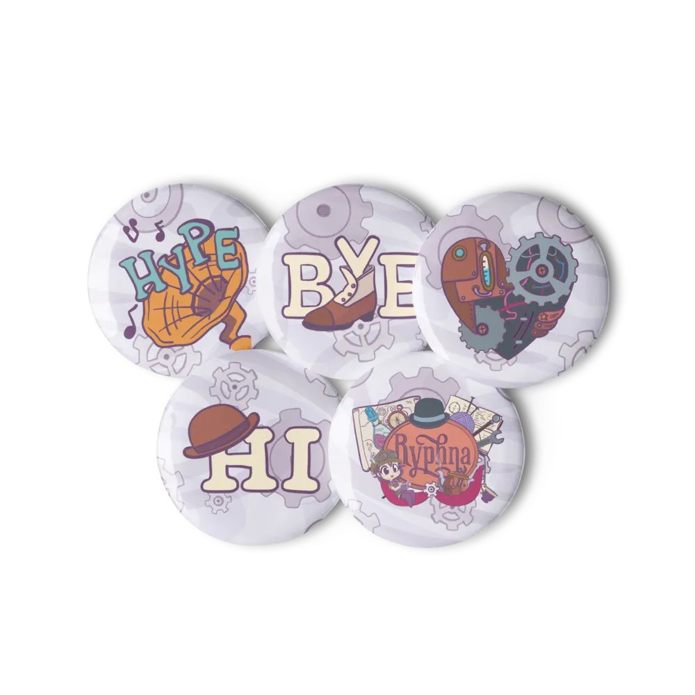 Steampunk Button Set product image (1)