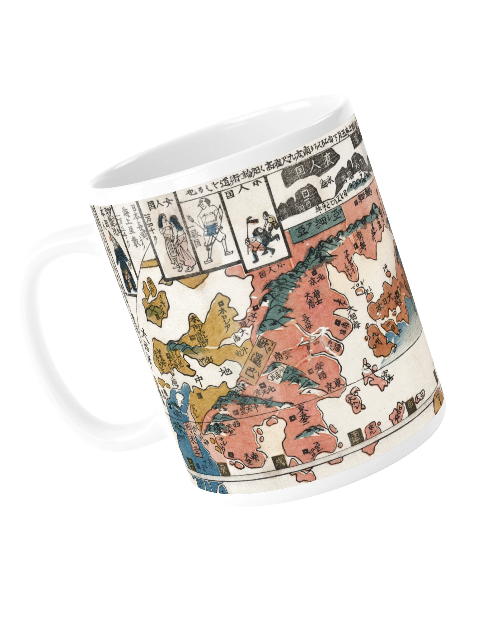 Historical Japanese Map Mug product image (5)