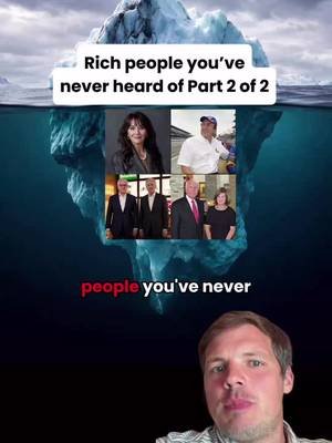 The Iceberg of the Richest People You've Never Heard Of Part 2 #business #entrepreneur #sidehustleideas #businessideas #sidehustle 