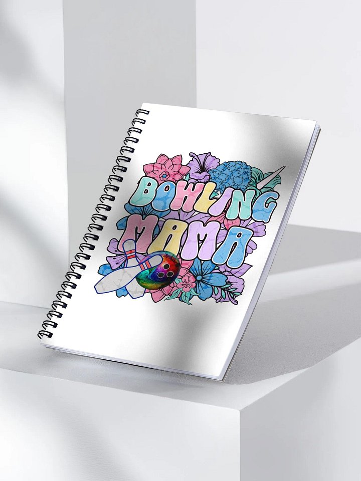 Bowling Mama Floral Notebook product image (2)