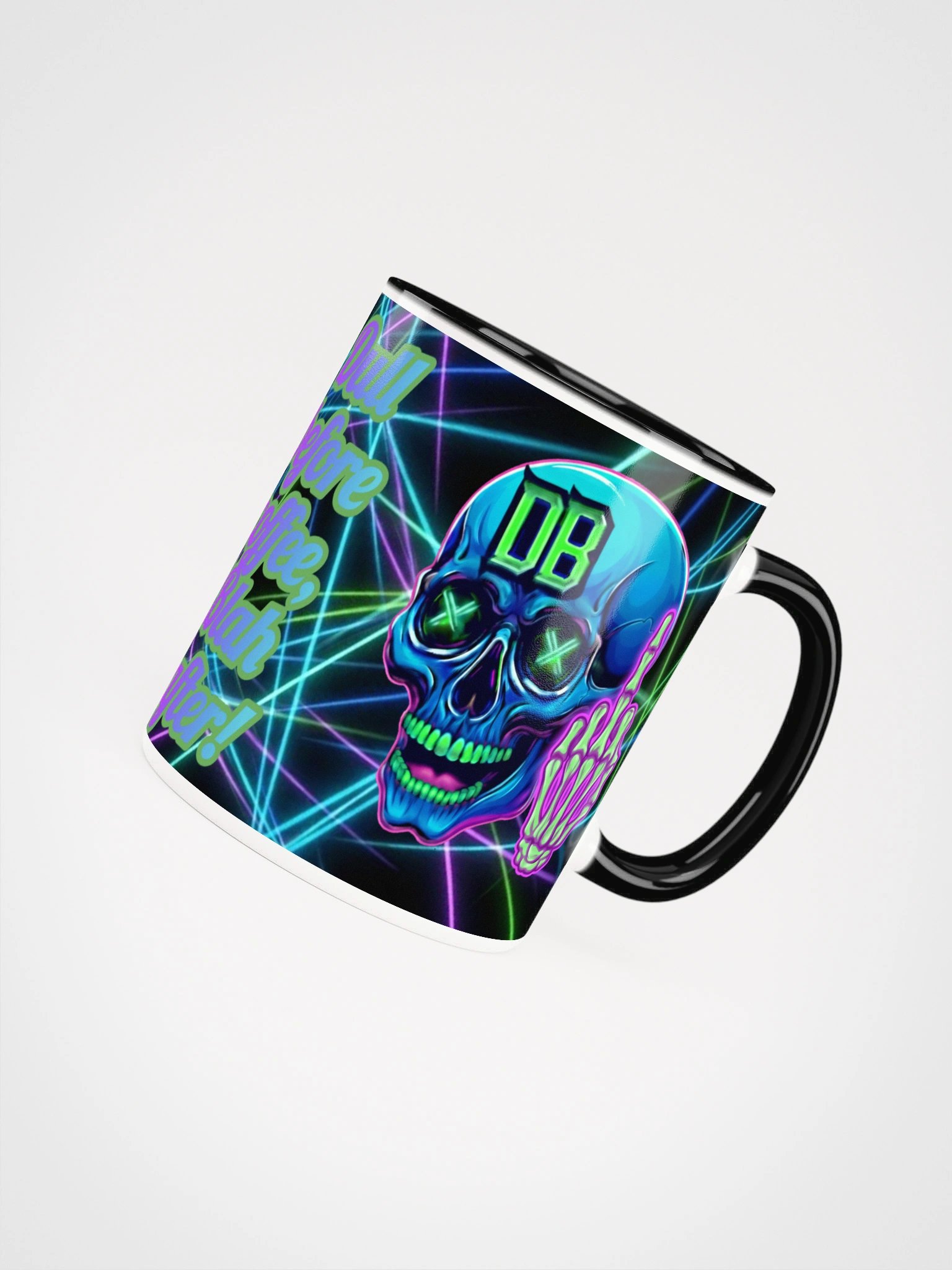 "Dull Before Coffee" Two-Colored Mug product image (3)