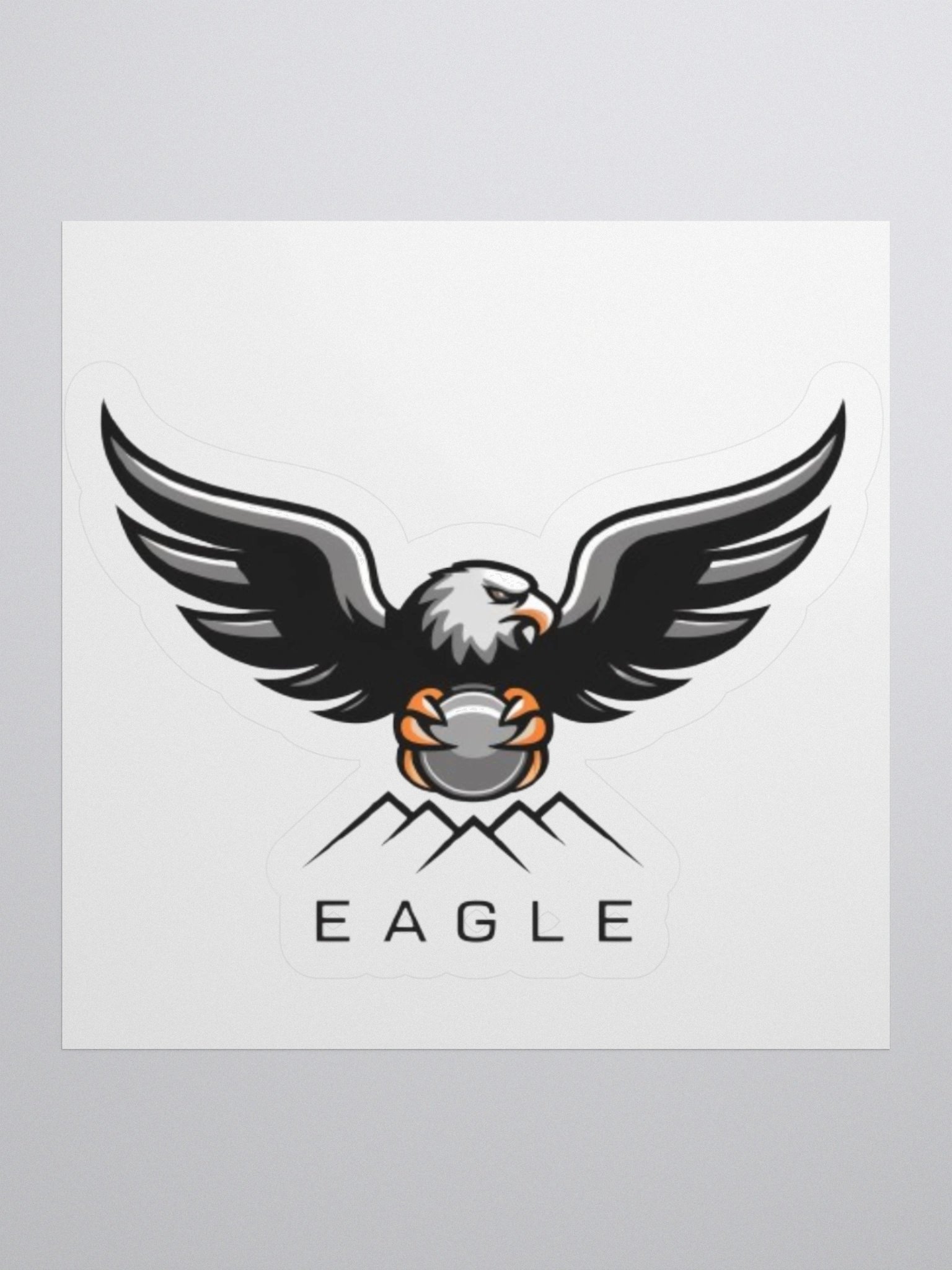 Majestic Eagle Vinyl Sticker - Nature-Inspired Design product image (1)