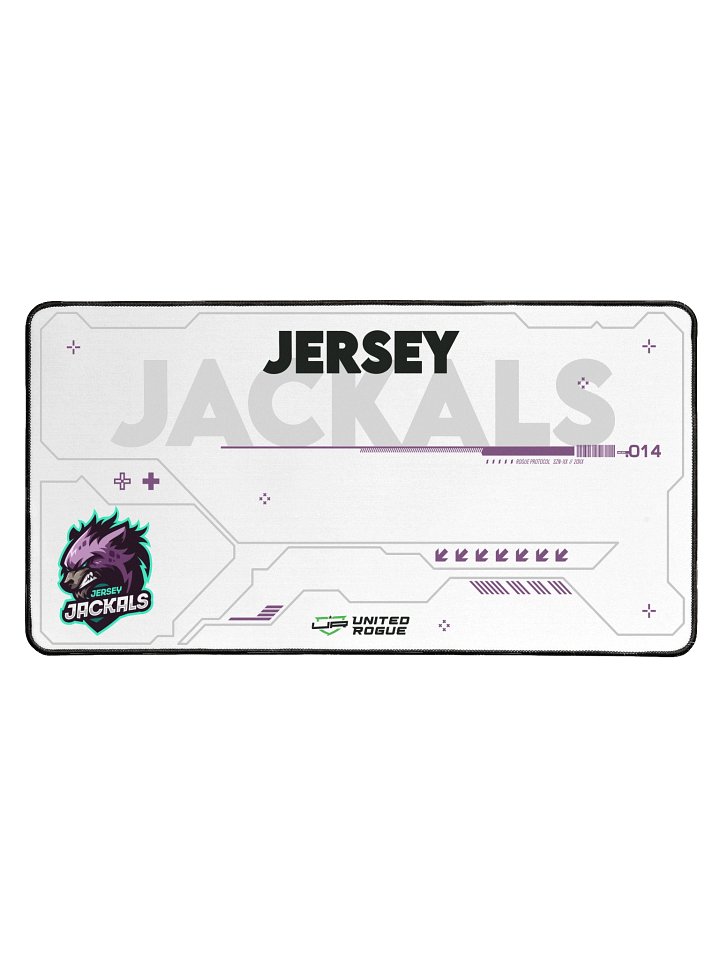 Jersey Jackals White Desk Mat product image (1)