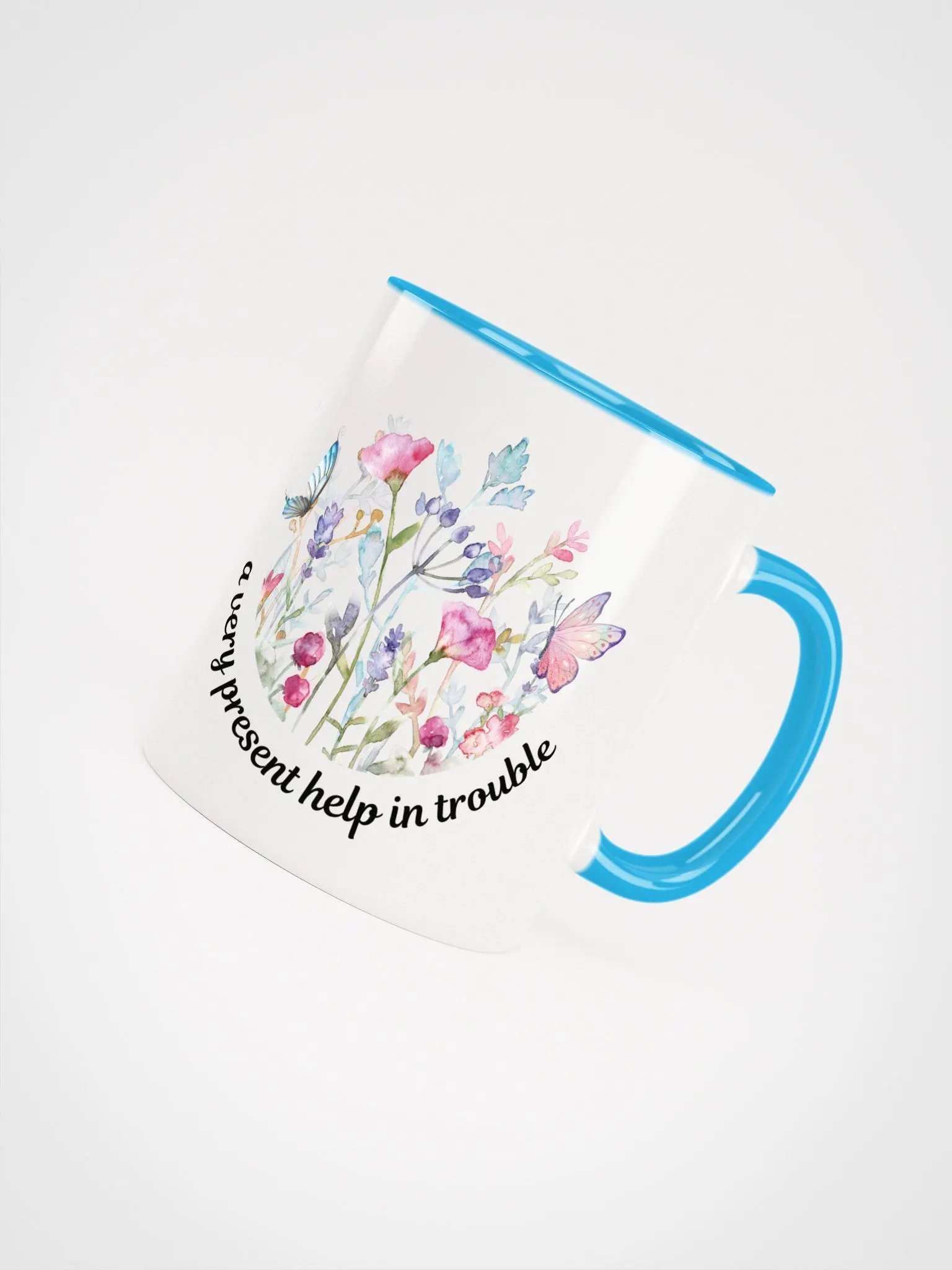 Refuge & Strength Floral Mug product image (11)