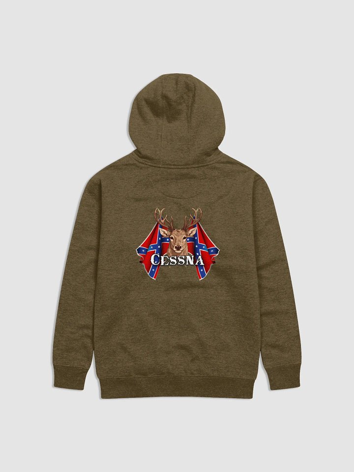 "Cessna" Last Name Rebel Redneck Deer - Adult Hoodie product image (2)