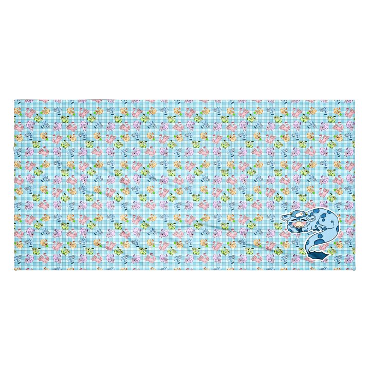 Blue "Buds Everywhere!" Towel product image (2)
