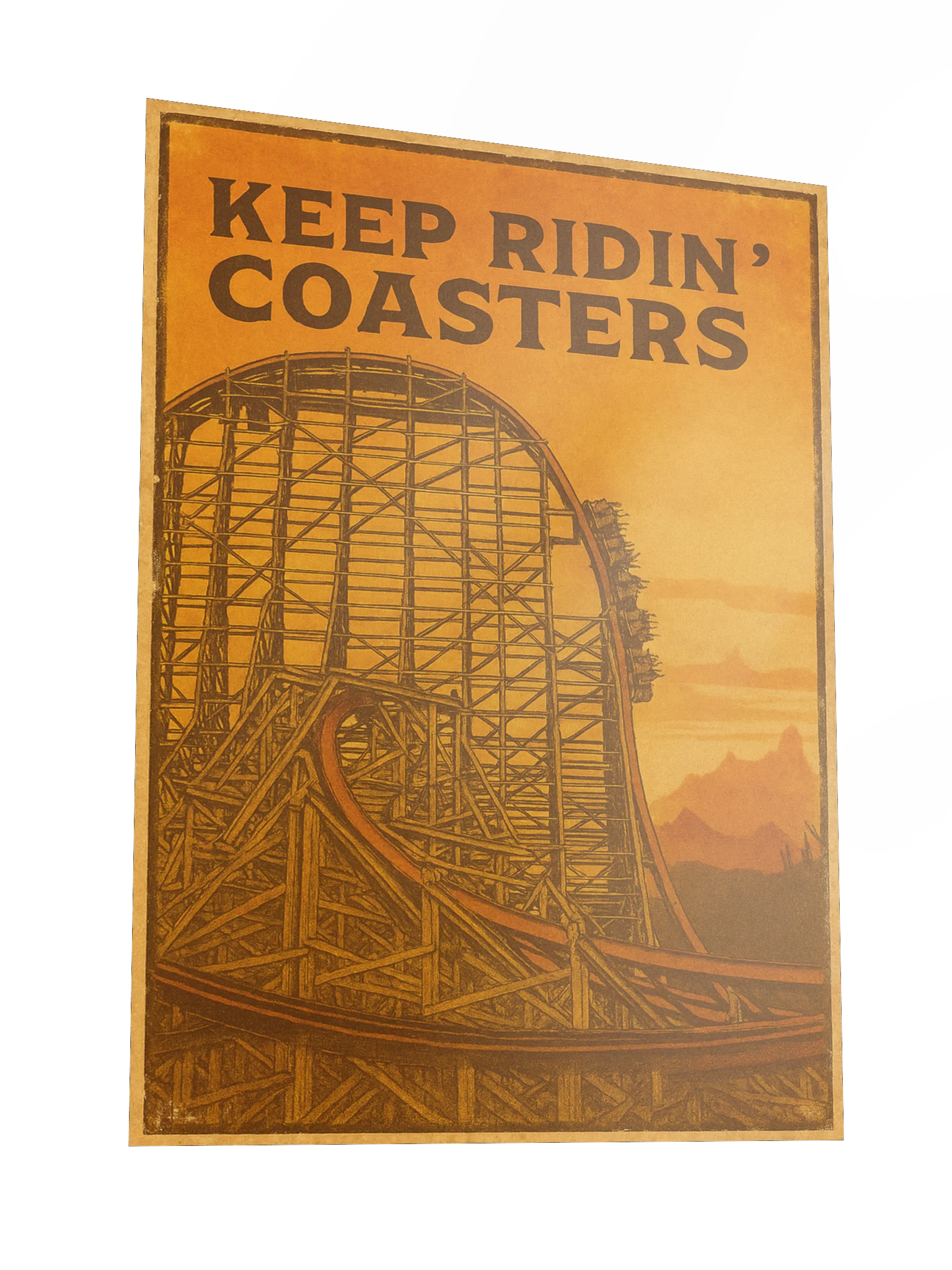 Keep Ridin' Coasters Hybrid Poster | 18x24" product image (3)