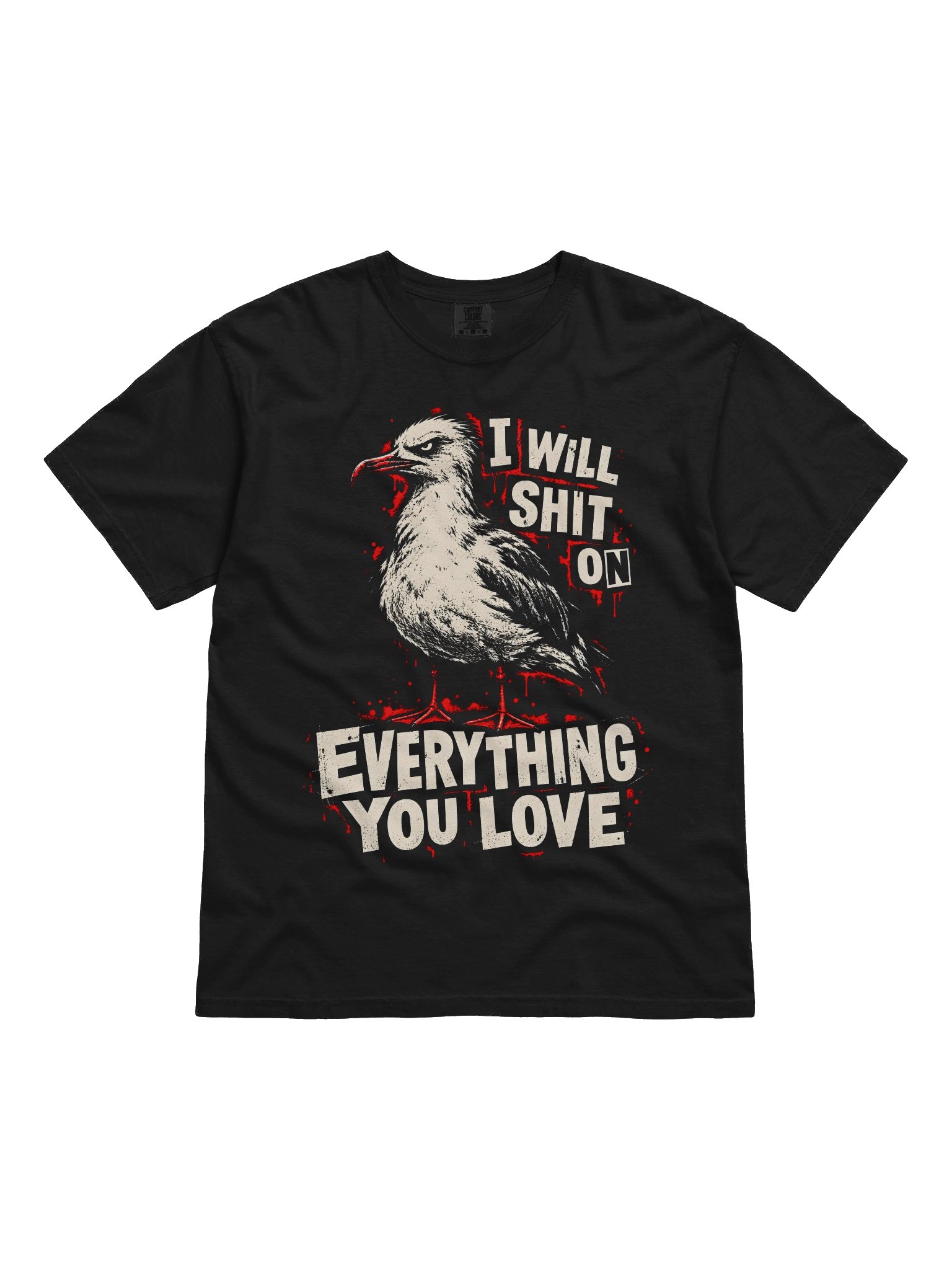 I Will Shit .... Heavyweight Vintage Graphic Tee product image (9)