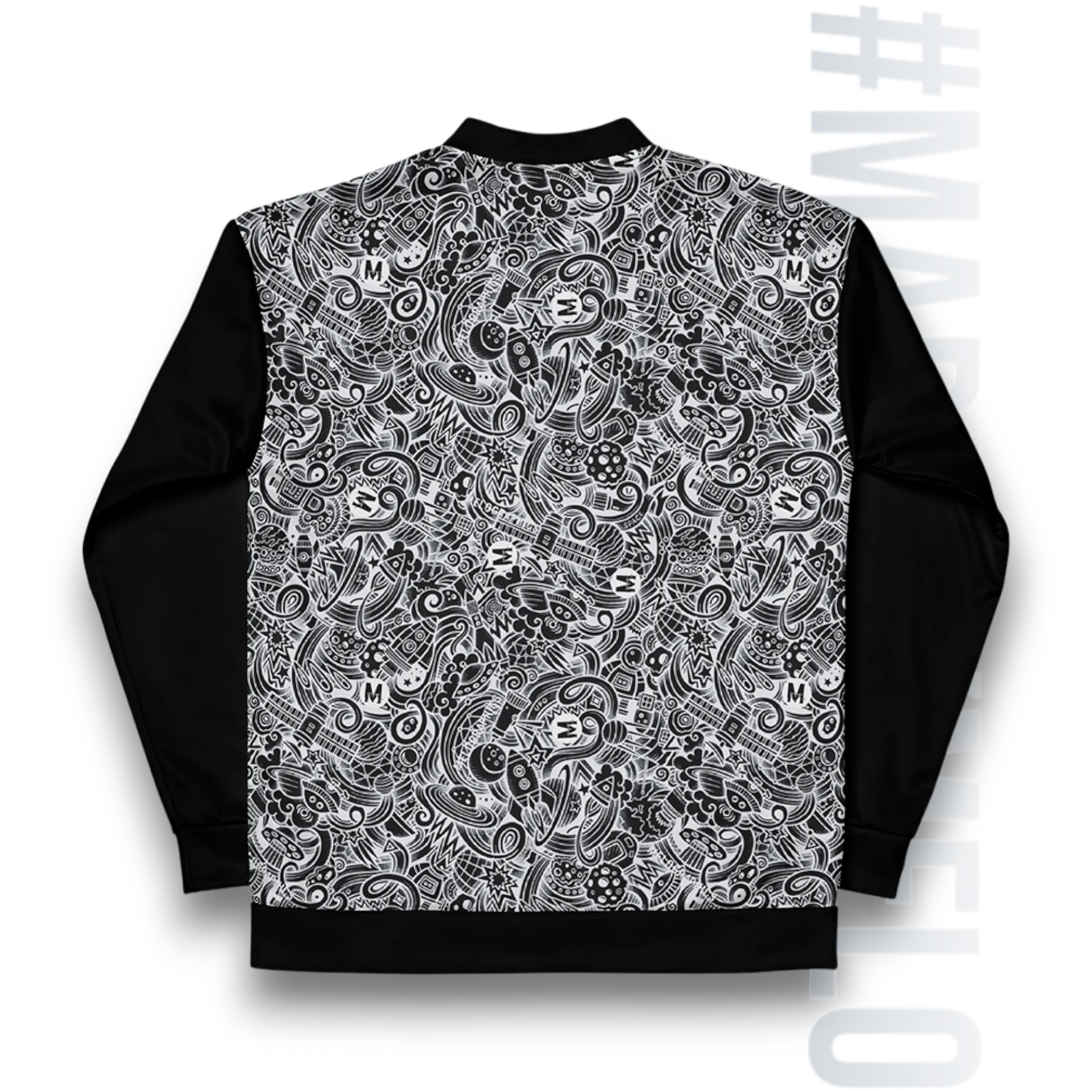 Dark Space Scribble - Ultimate Bomber Jacket | #MadeByMELO product image (4)