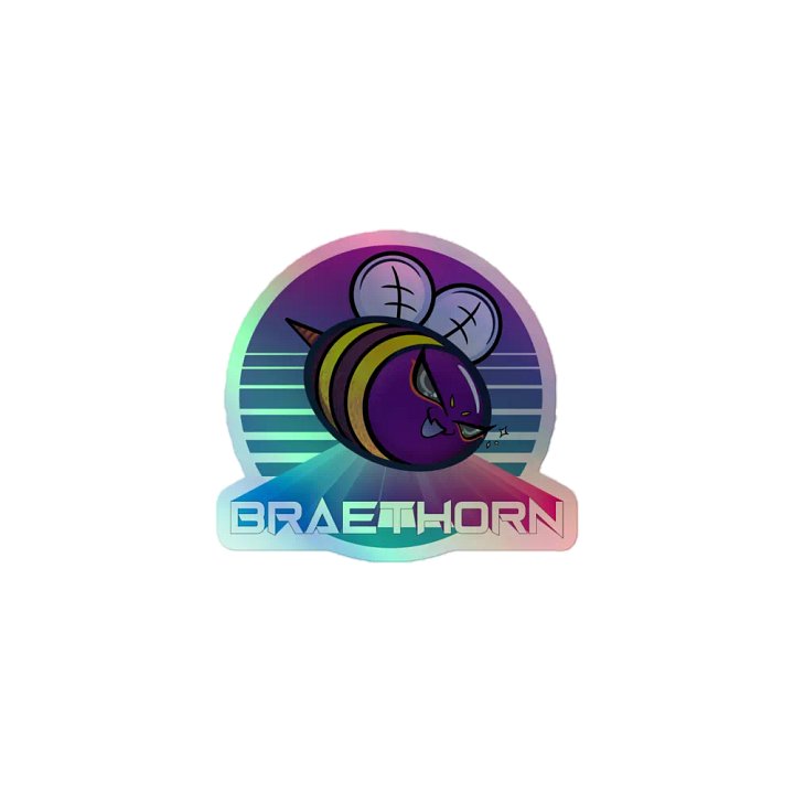 Holographic RGBee Braethorn Sticker product image (1)