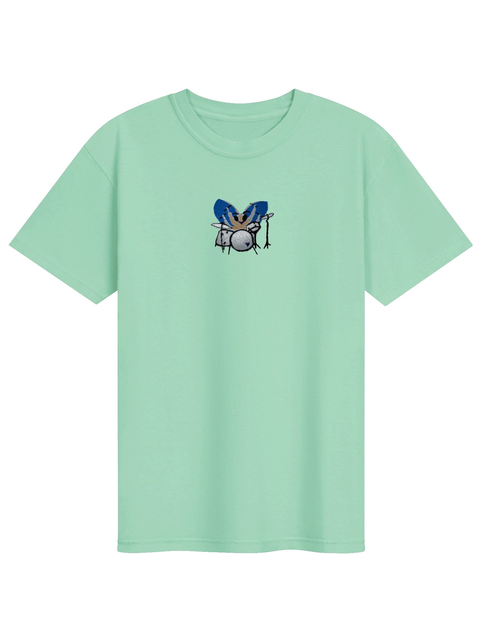 Bug Band Adult Unisex Embroidered Tee Centered GoldBug product image (73)