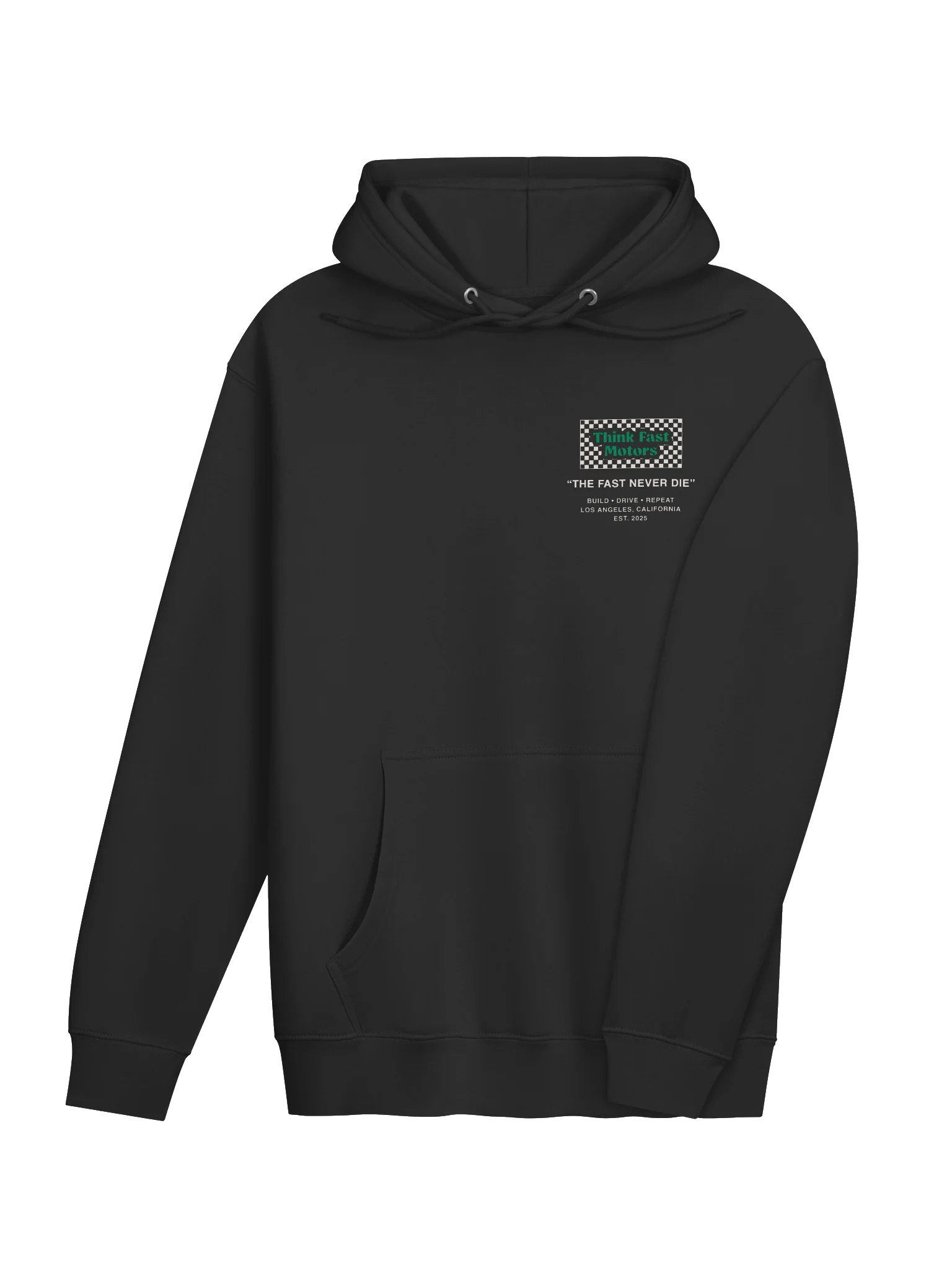 Think Fast “The Fast Never Die Hoodie” - Black product image (4)