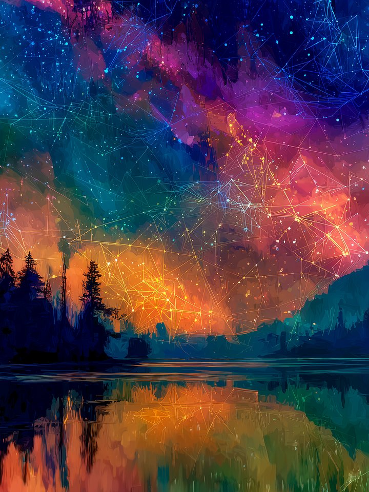 Abstract Lake Set product image (1)